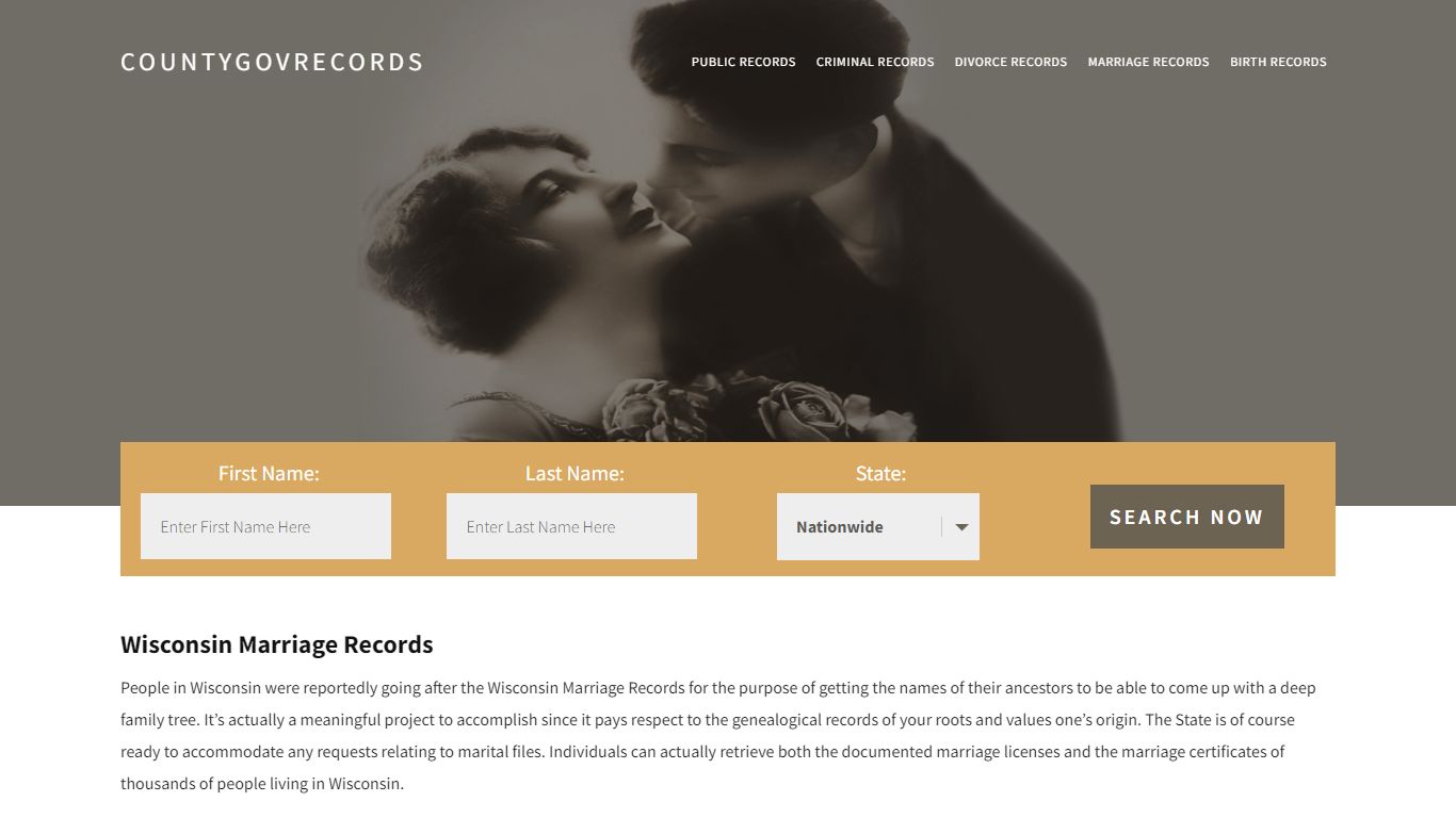 Wisconsin Marriage Records | Enter Name and Search|14 Days Free